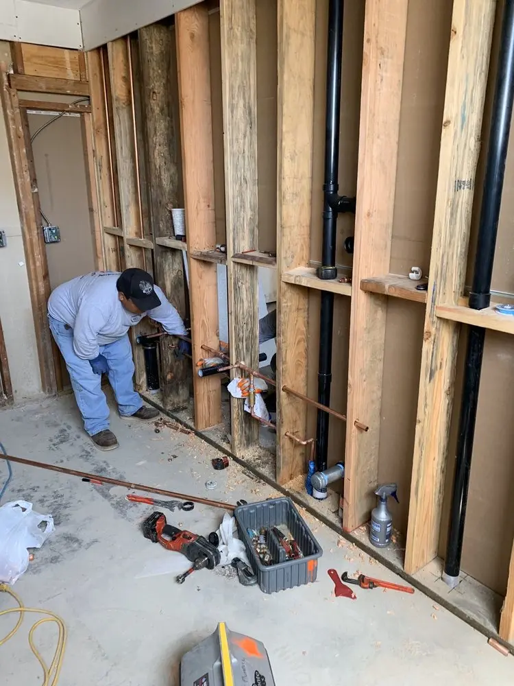 Commercial rough-in plumbing for Gas Line Repair in South Cortland